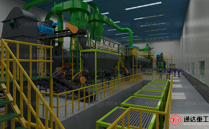 1-3萬噸小型有機(jī)肥生產(chǎn)線